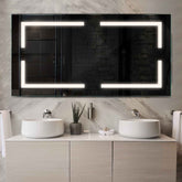 Espejo LED Rectangular | Control por interruptor de pared | Luz blanca neutra - Reyze Seria Salono Model 2